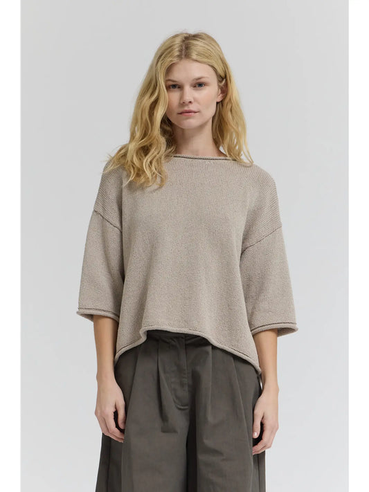 Rolled Edge Sweater