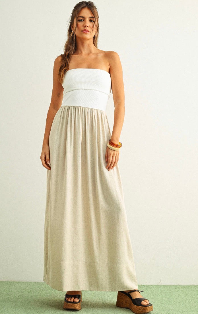 Destin Linen Maxi