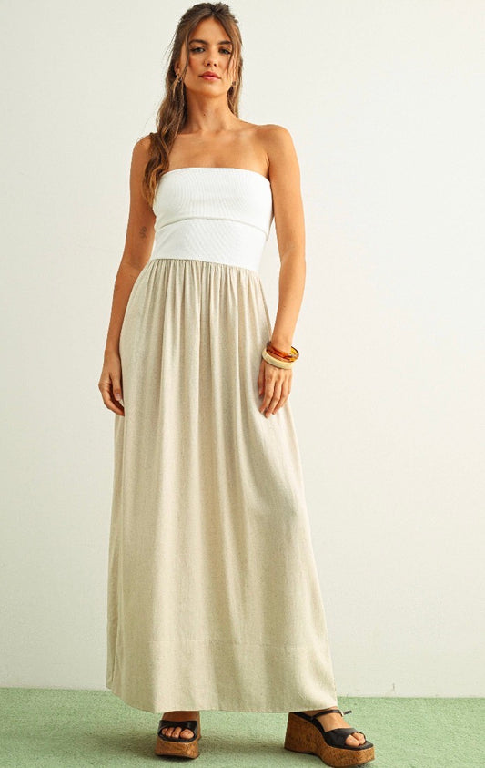 Destin Linen Maxi