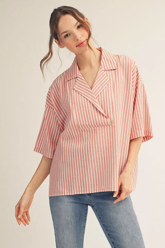 Marthas Vineyard Top - Rouge