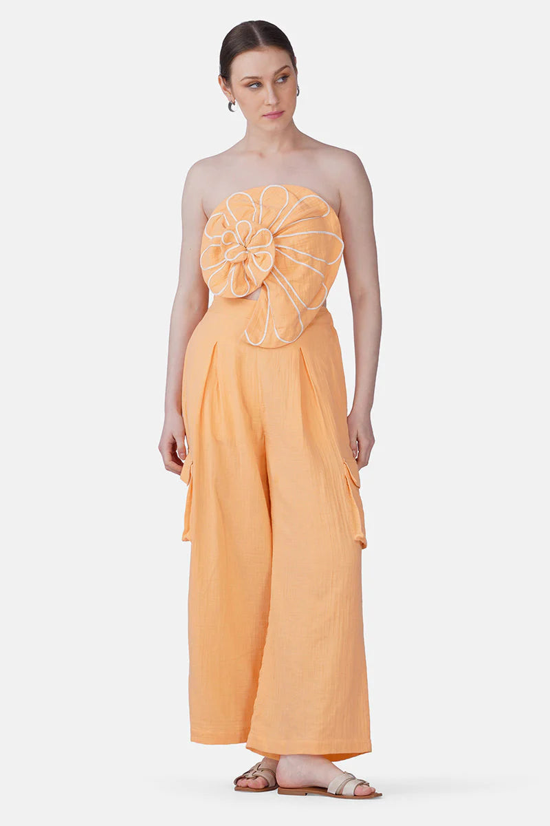Peach Swirl Shell Top