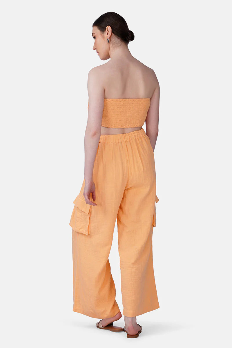 Peach Swirl Shell Top