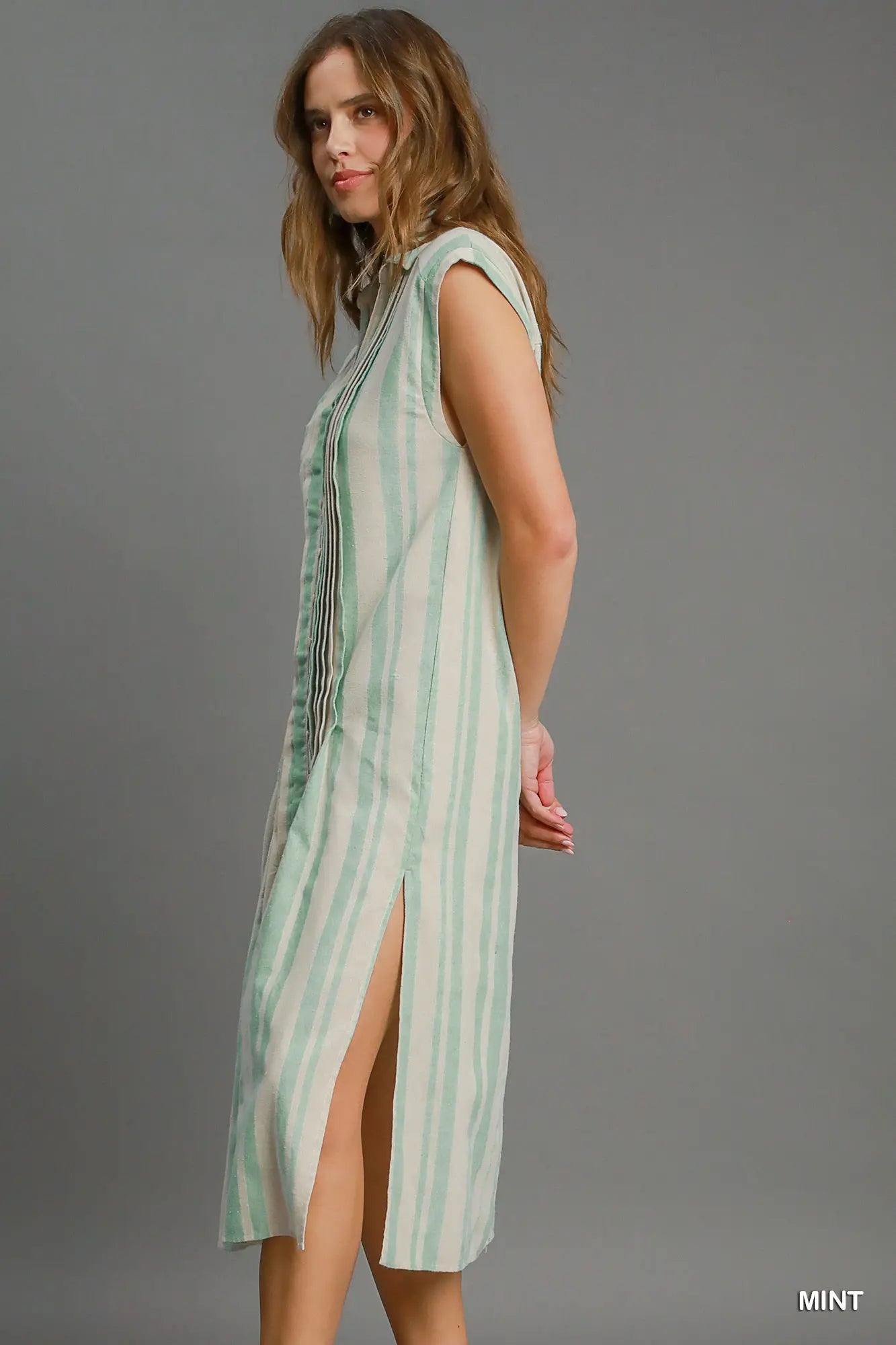 Pintuck Coastal Midi