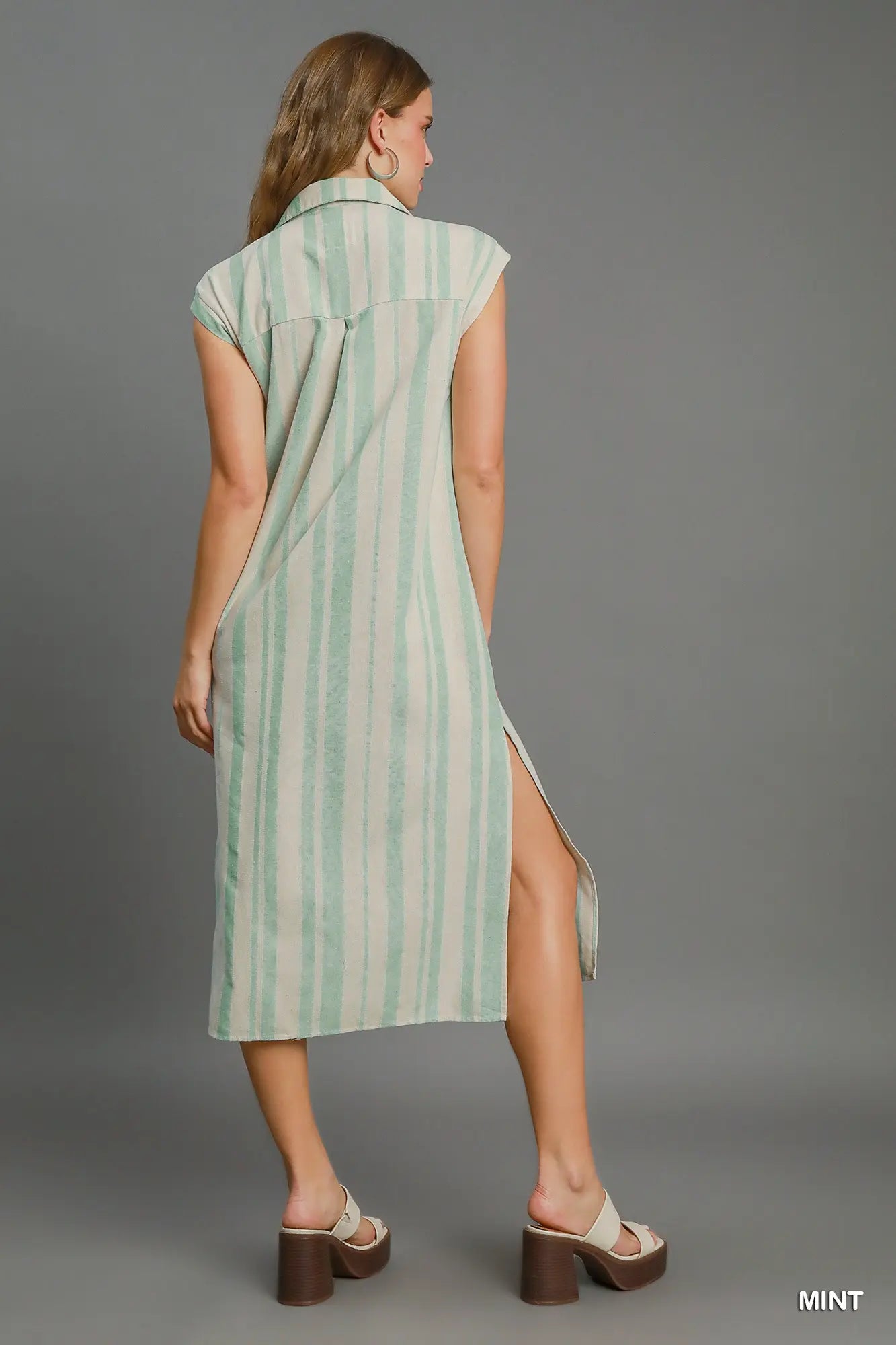 Pintuck Coastal Midi