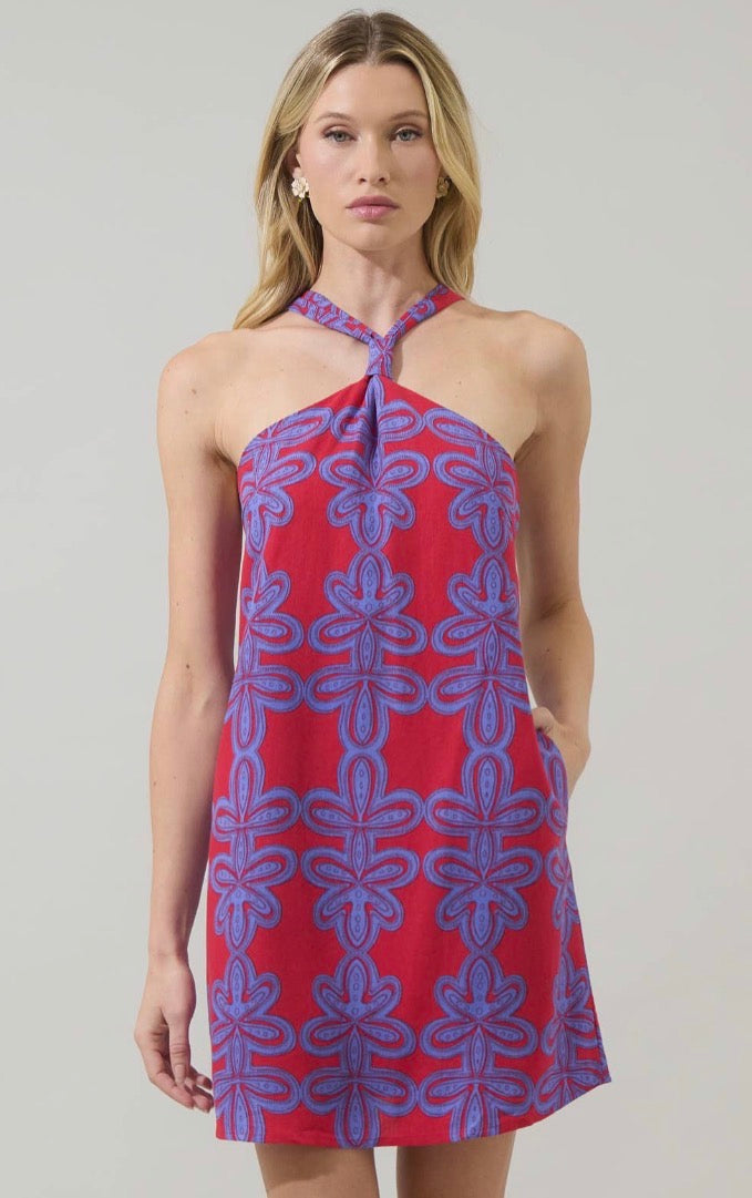 Rory Halter Mini Dress