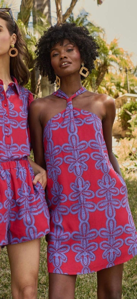 Rory Halter Mini Dress