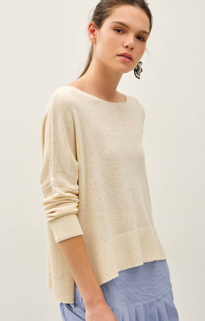 Breezy Boatneck Sweater