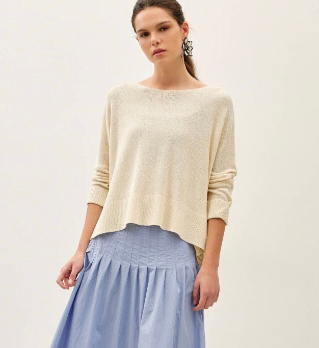 Breezy Boatneck Sweater