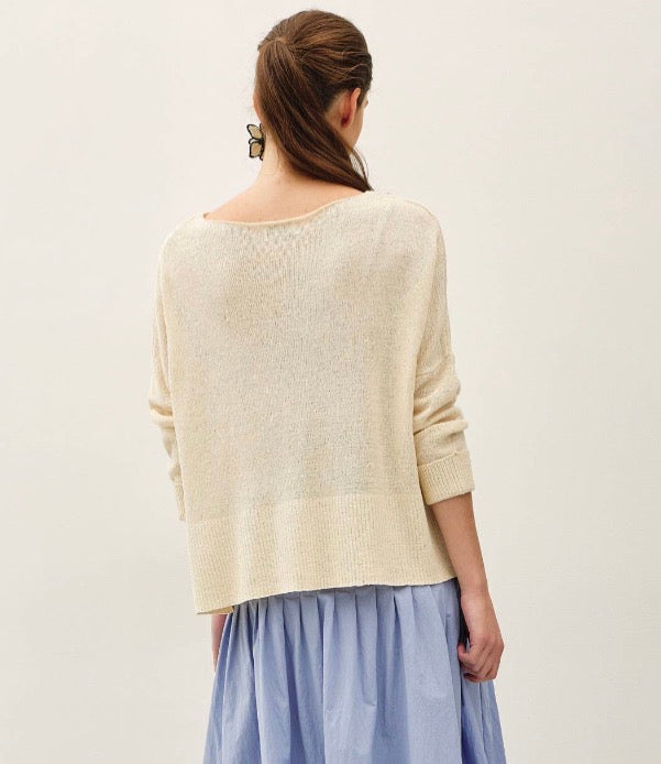 Breezy Boatneck Sweater