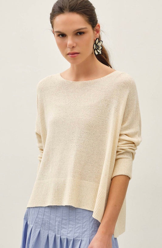 Breezy Boatneck Sweater