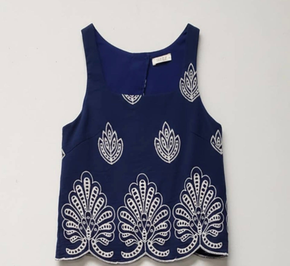 Davis Embroidered Tank