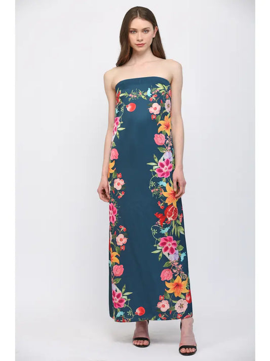 Botanical Navy Maxi