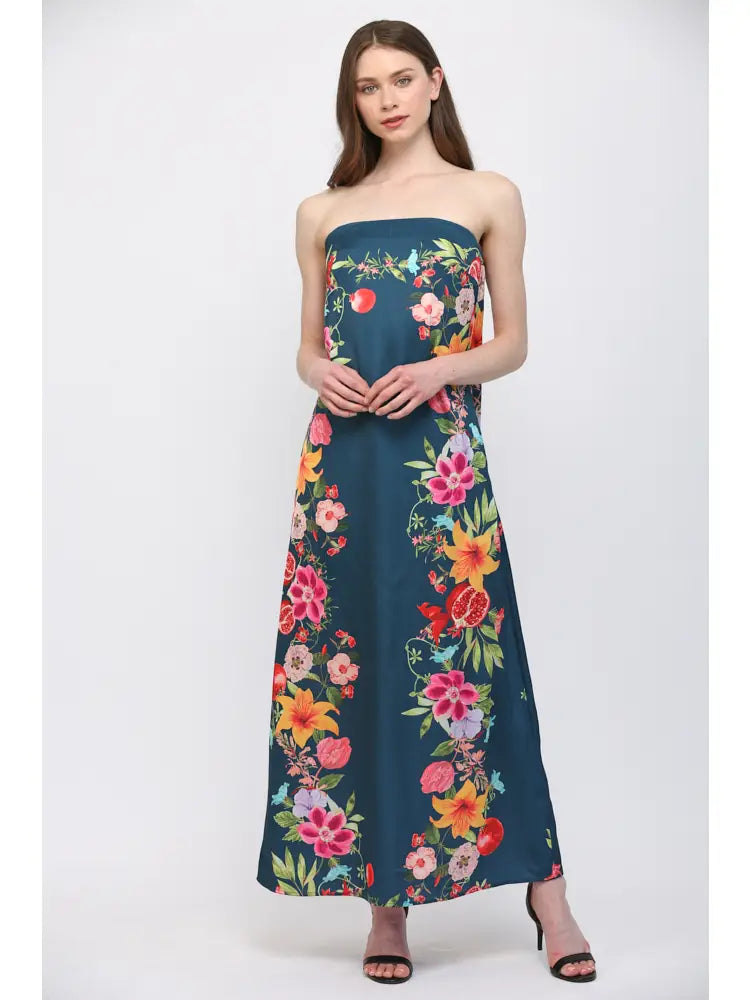 Botanical Navy Maxi
