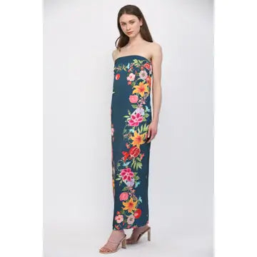 Botanical Navy Maxi