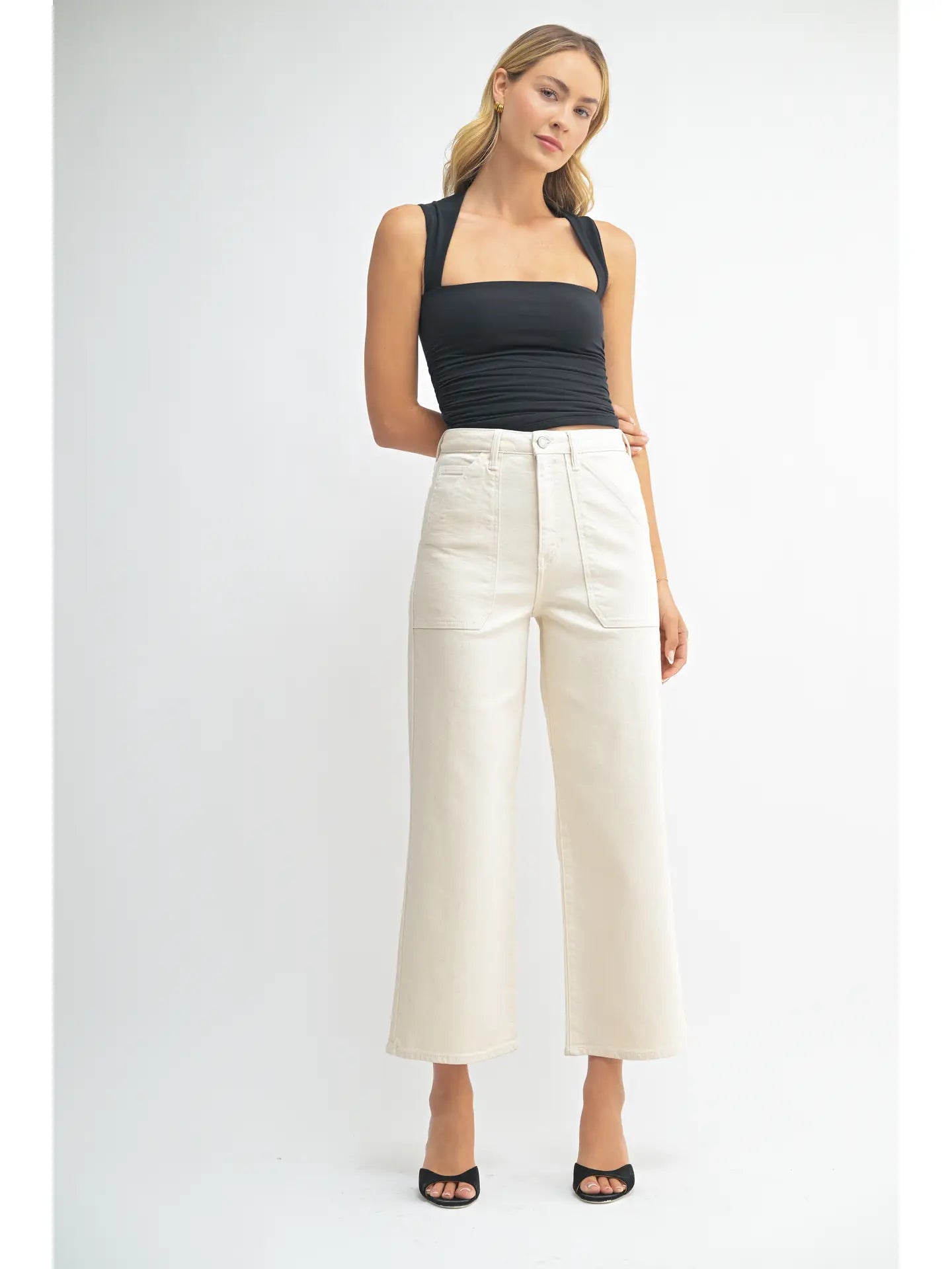 Cargo Pocket Wide Leg