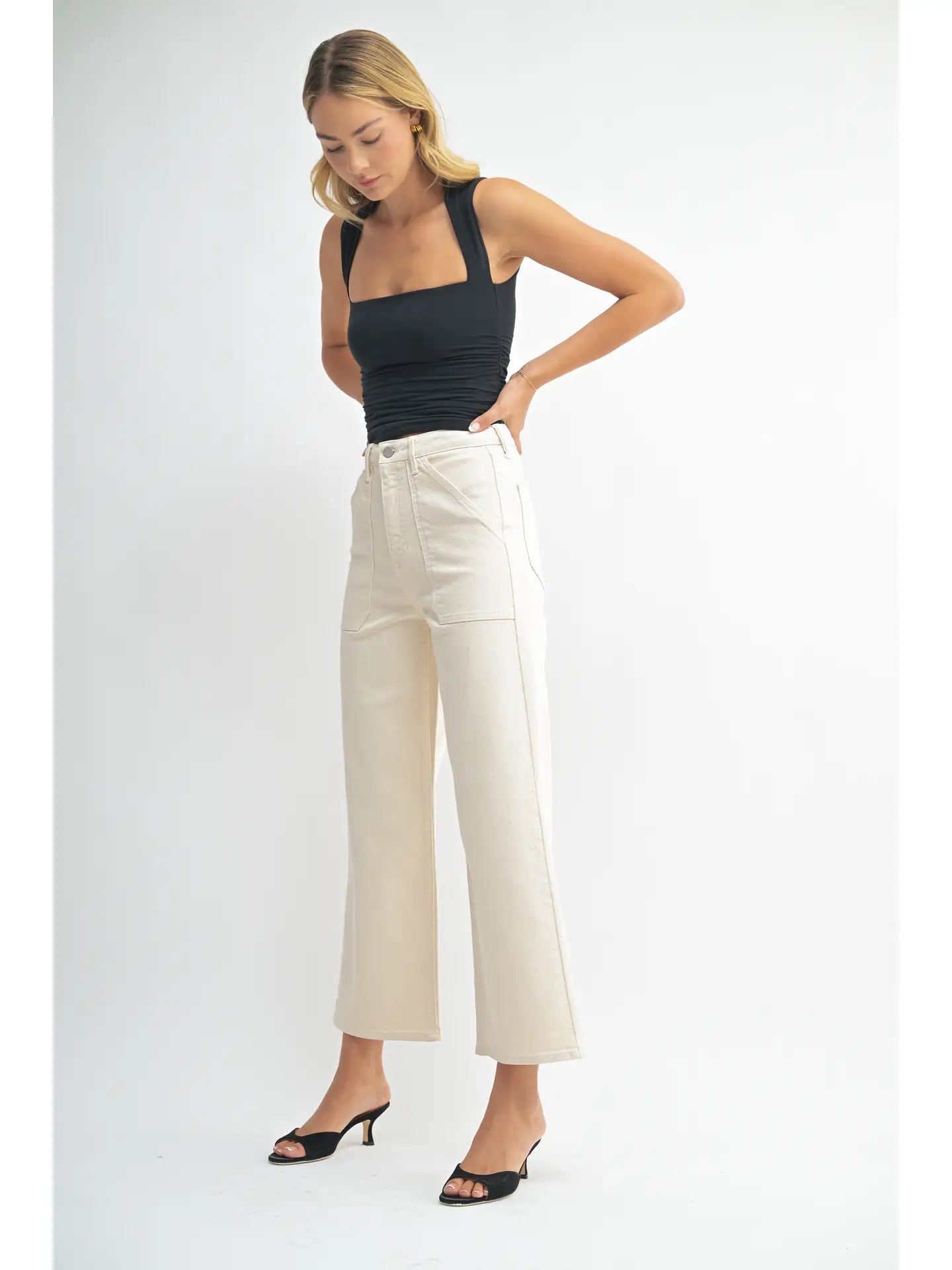 Cargo Pocket Wide Leg