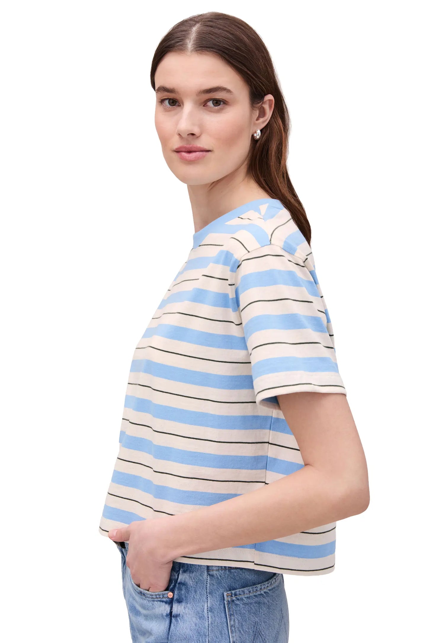 Striped Recycled Tee