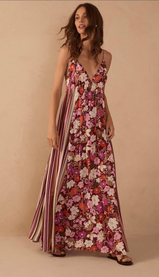 Dress To - Floral Lurex Maxi