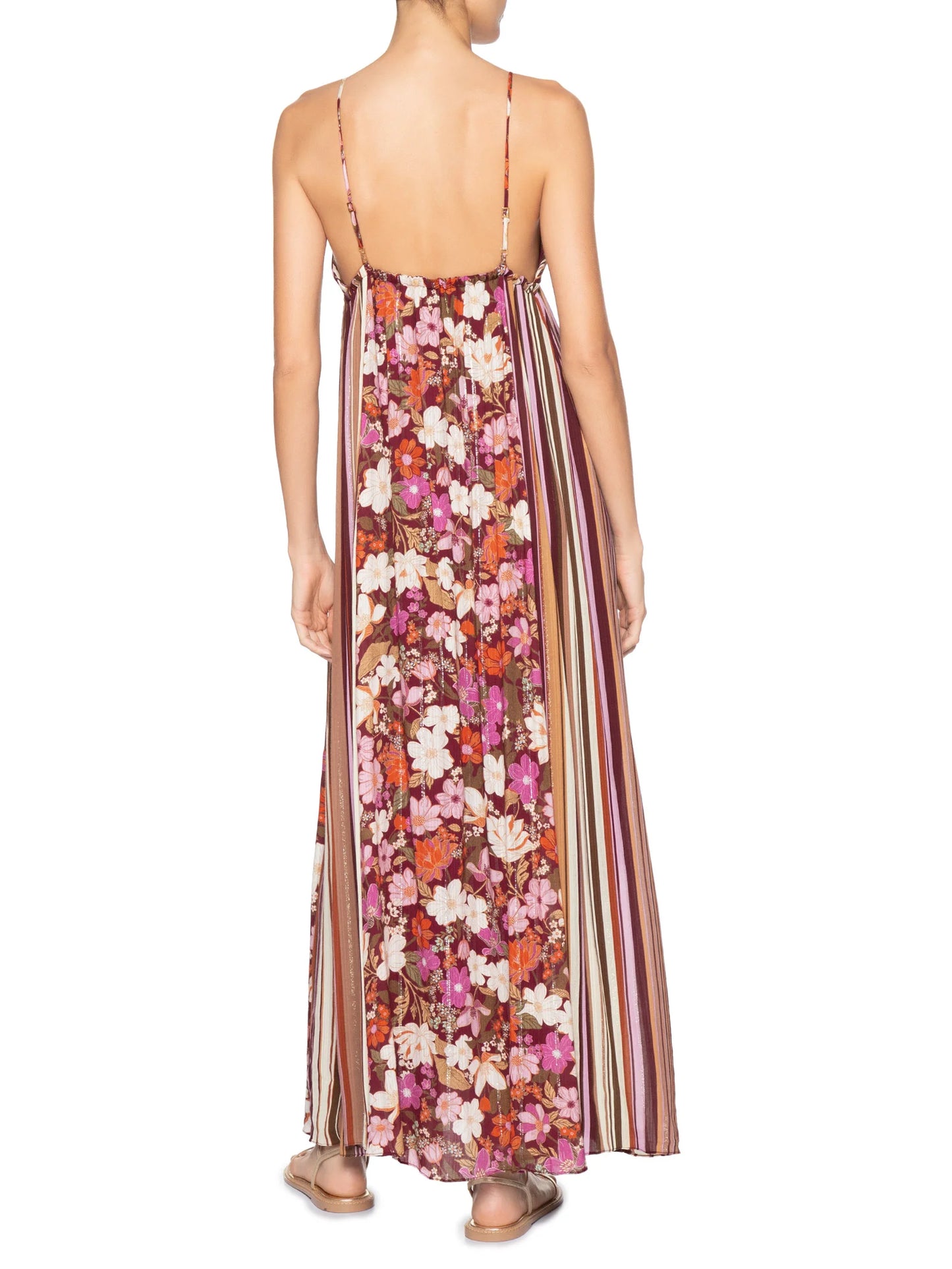 Dress To - Floral Lurex Maxi