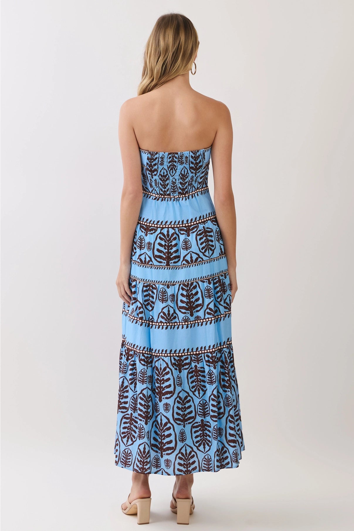 Blue Leaves Maxi