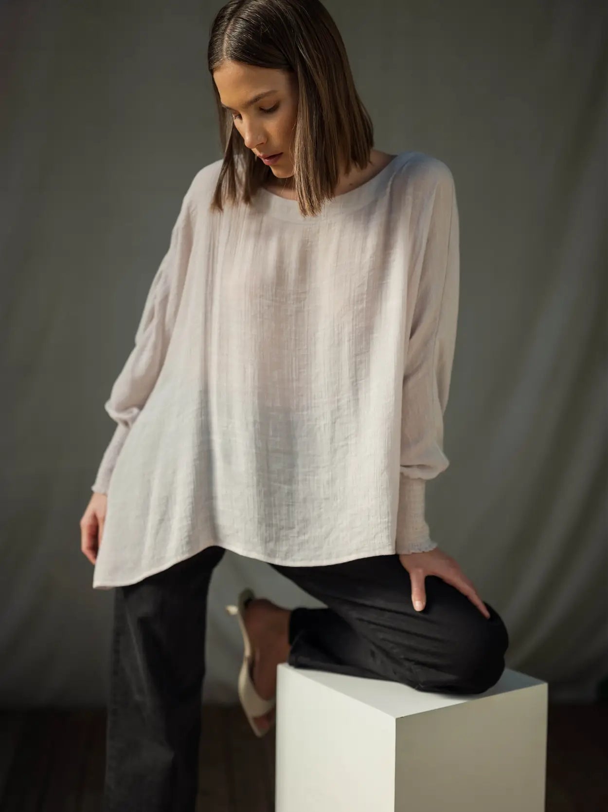 Dove Boat Neck Top