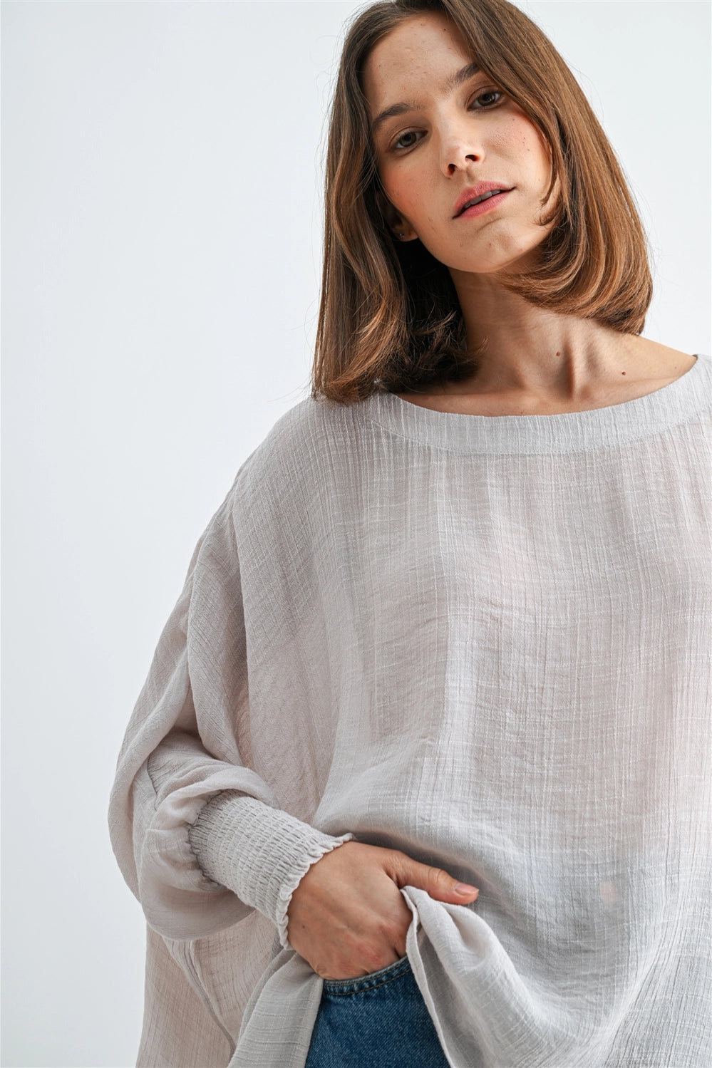 Dove Boat Neck Top