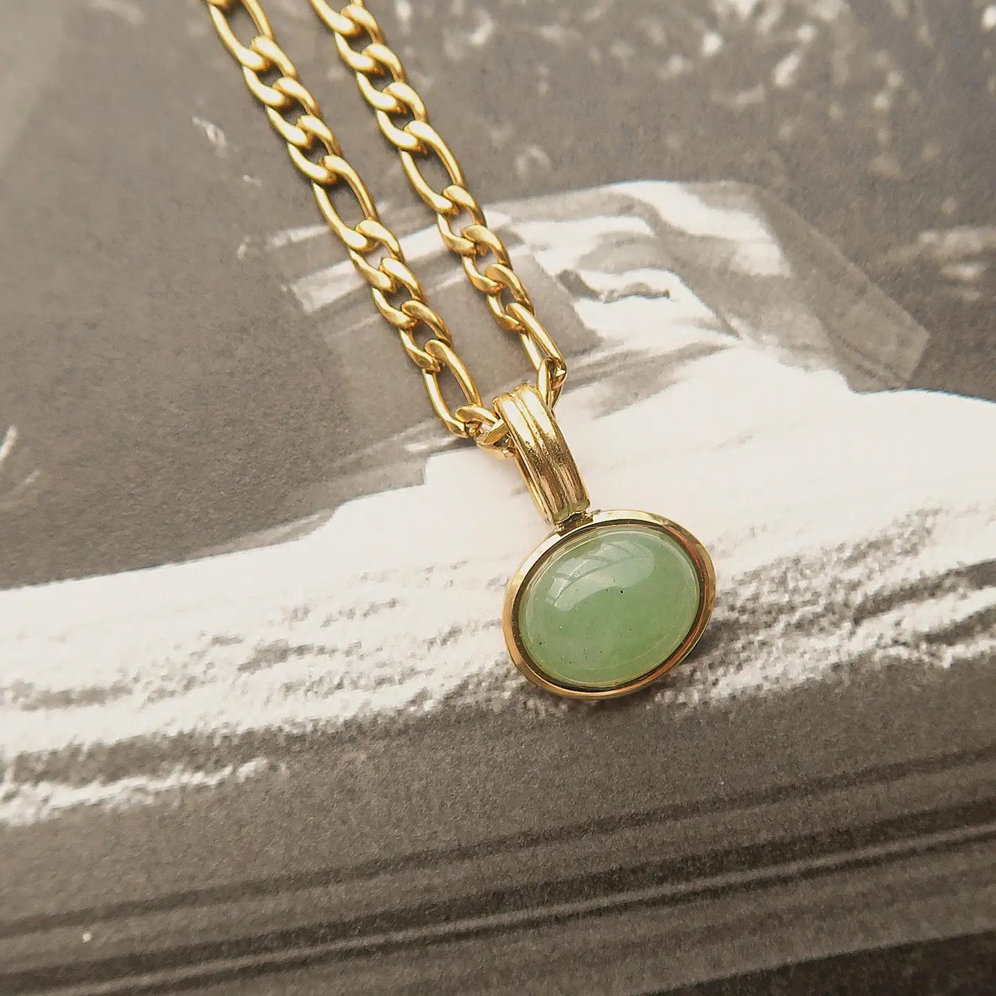 Winslow Non Tarnish Green Necklace