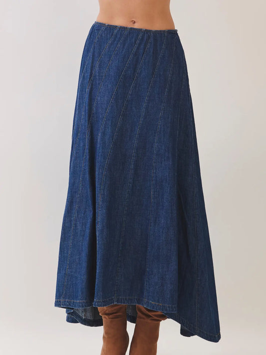 Sweetheart Denim Skirt