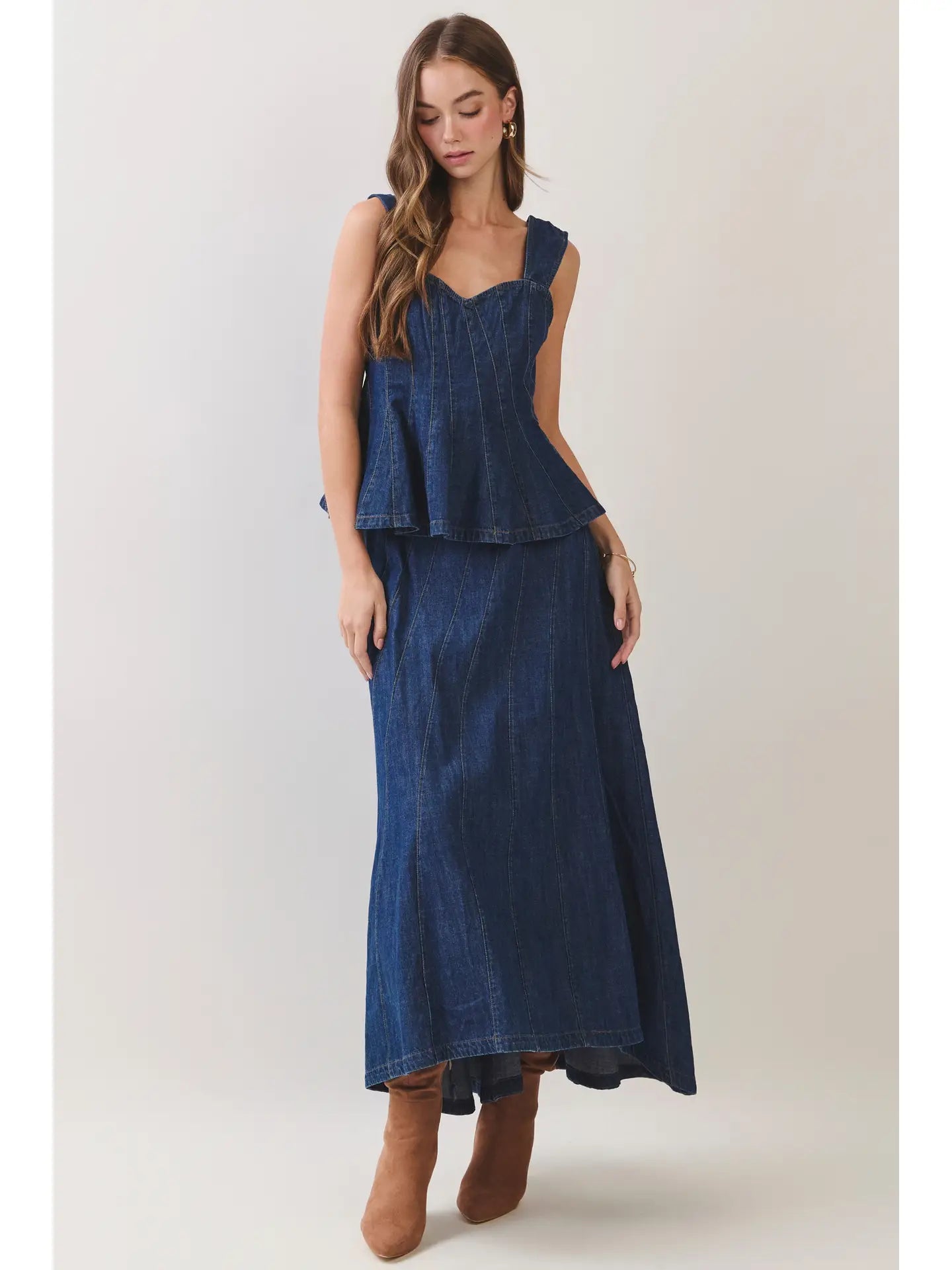 Sweetheart Denim Skirt