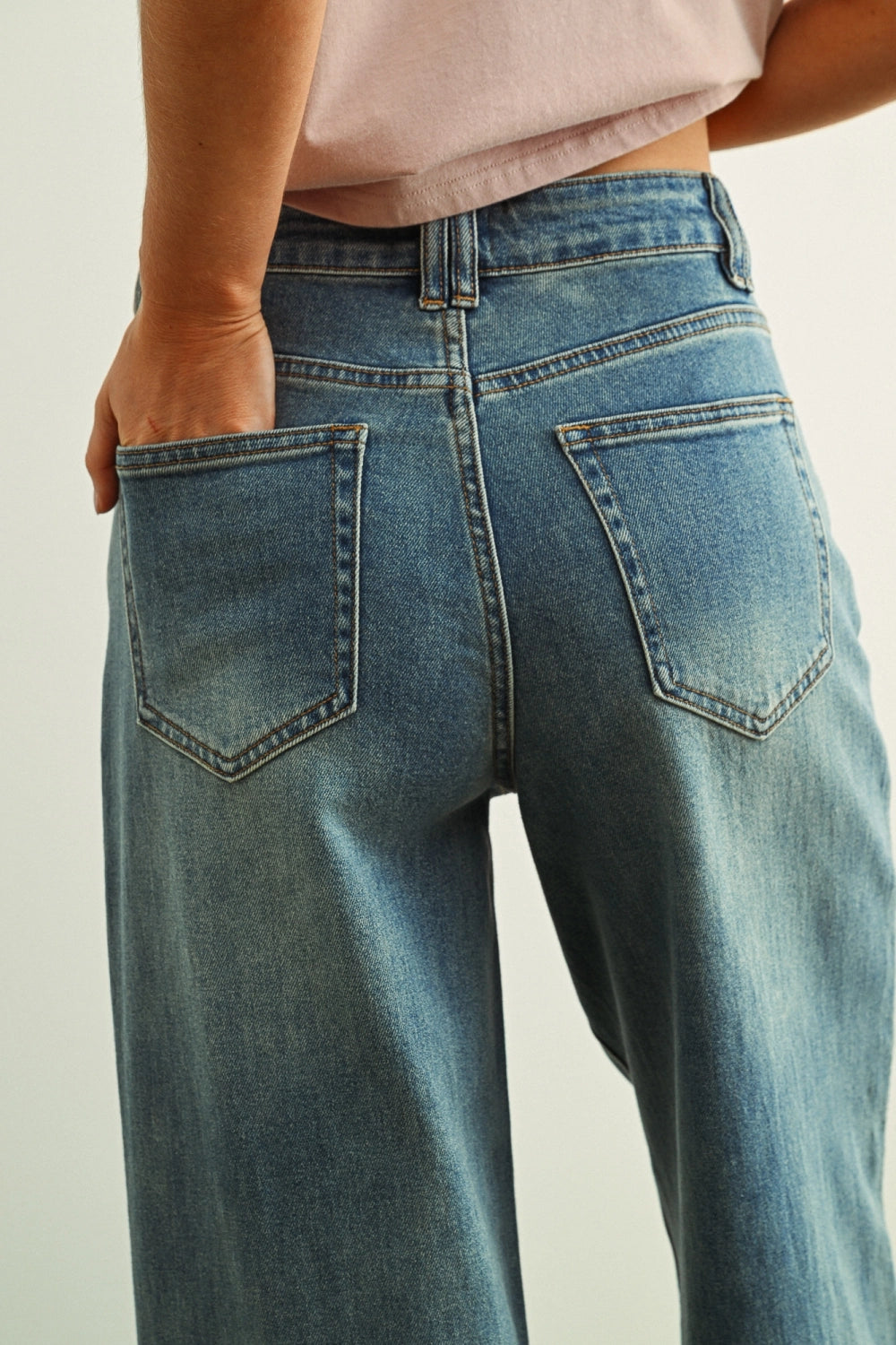 Beaded Denim