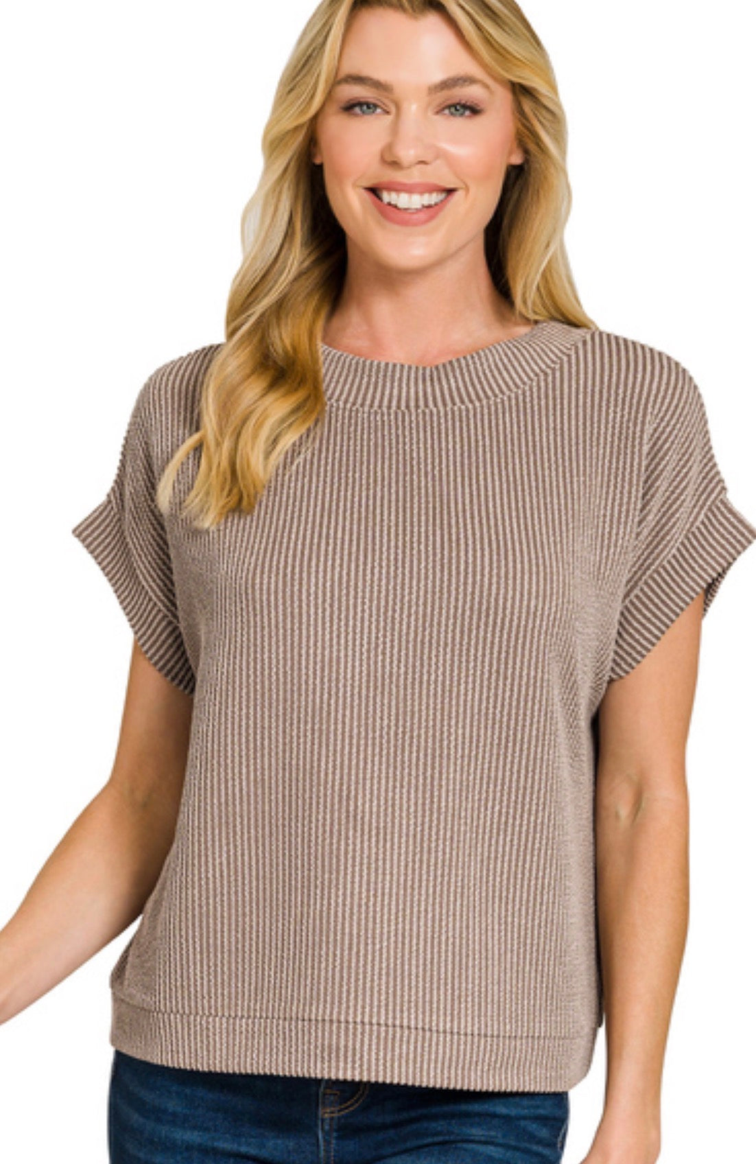 Raised Rib Top - 2 Colors