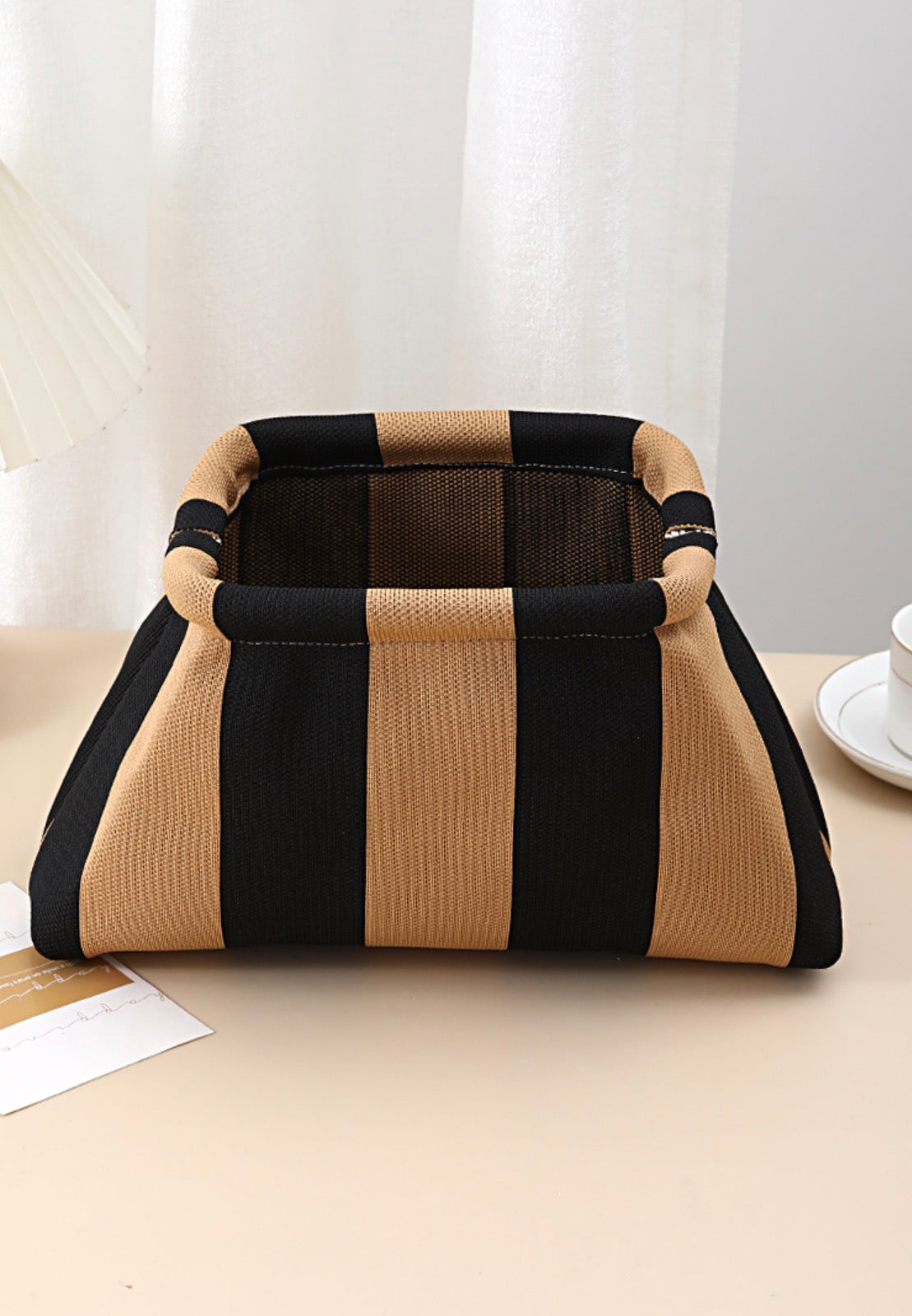 Striped Clasp Clutch - Variety