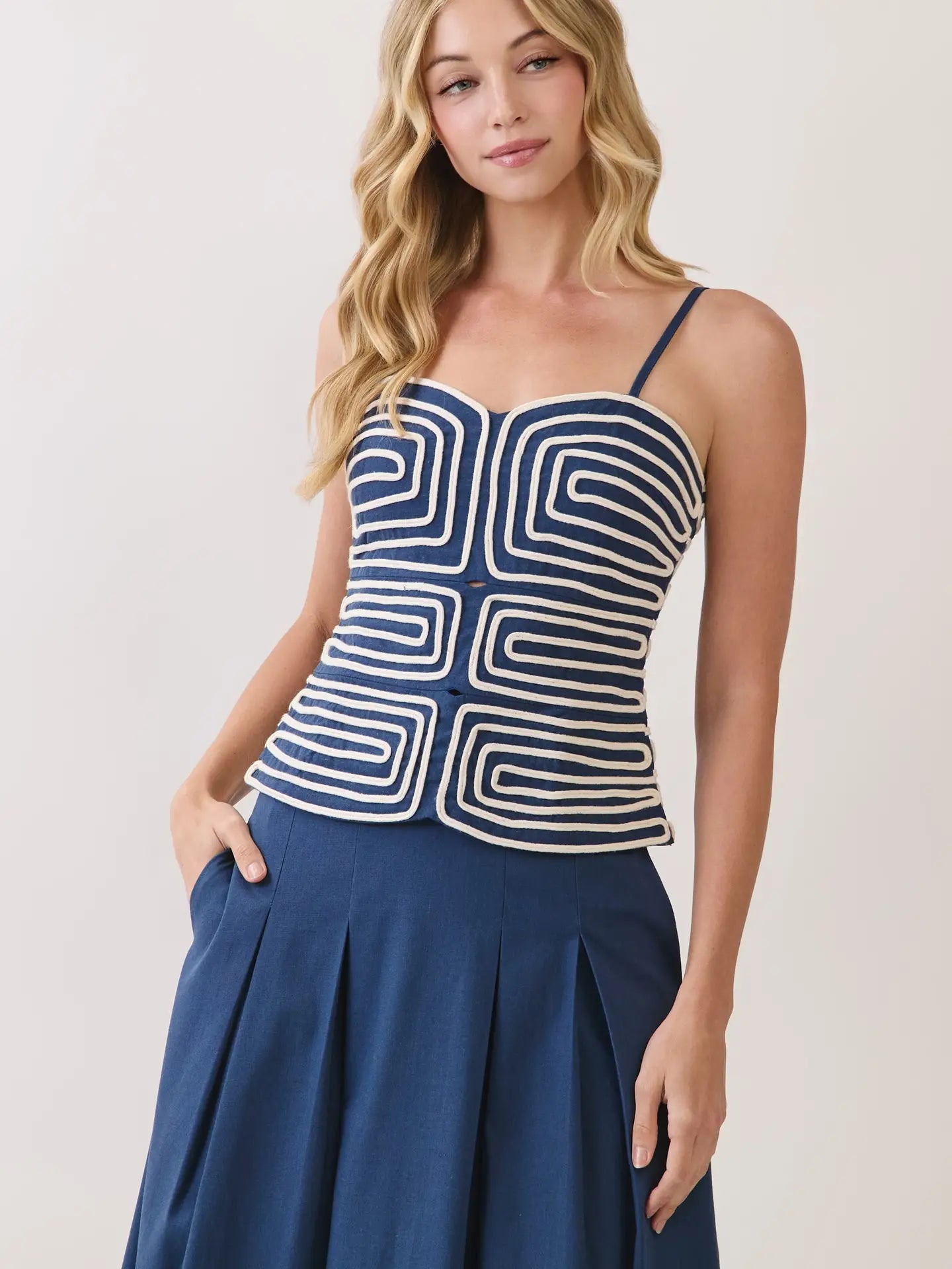Corset Cami Tank - 2 Colors