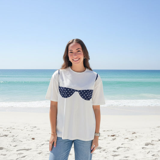 Patchwork Bikini Tee