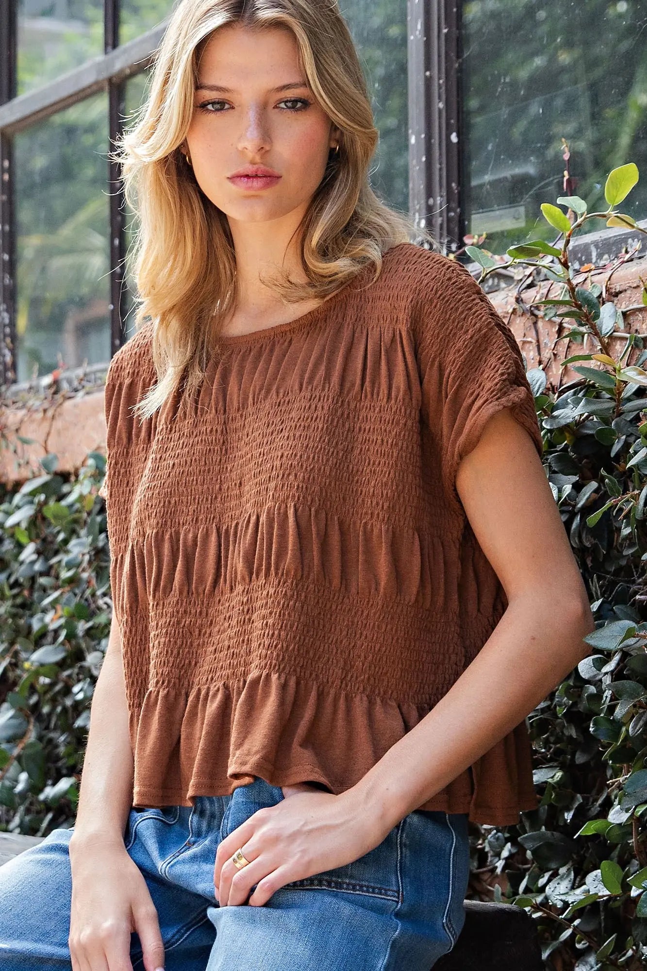 Coco Smocked Top