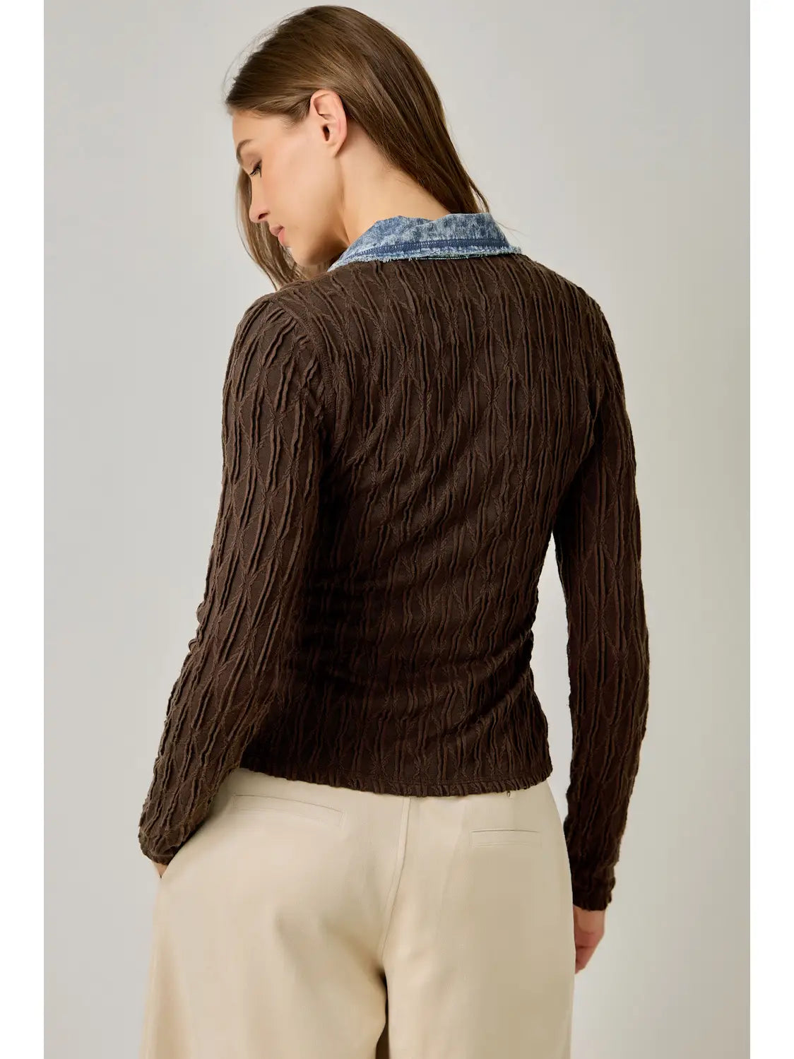 Mixed Media Henley - 2 Options