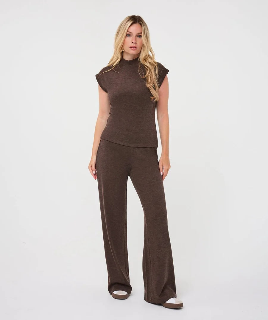 Cacao Knit Top