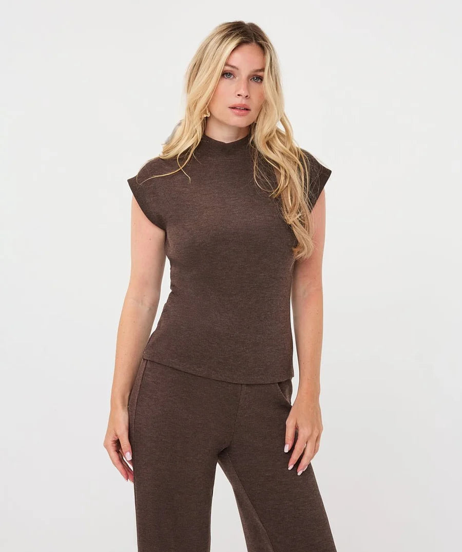 Cacao Knit Top