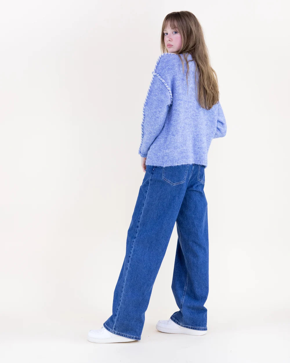 Whipstitch Boyfriend Sweater