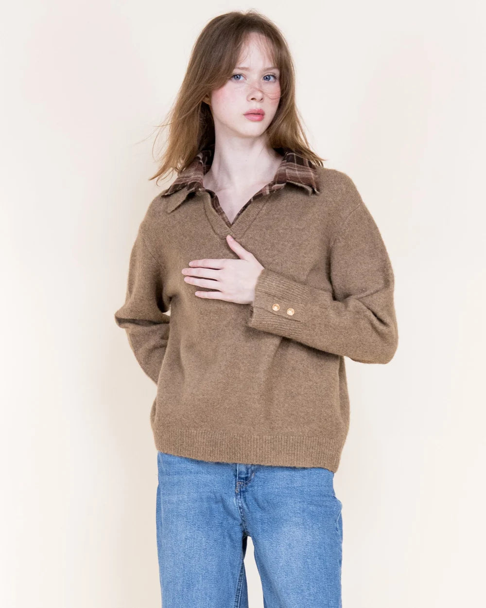 Aspen Johnny Collar Sweater