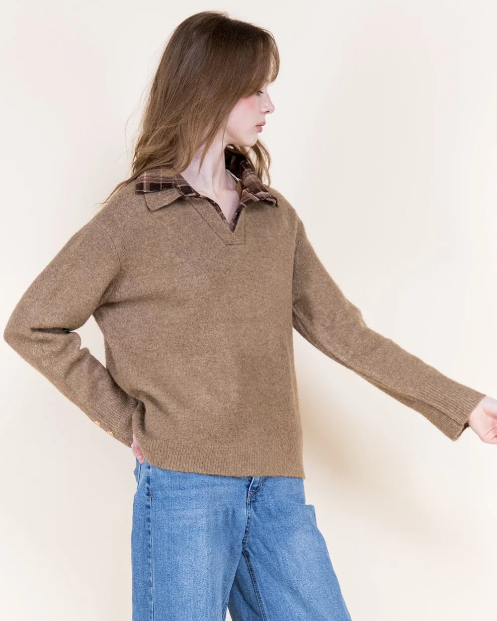Aspen Johnny Collar Sweater