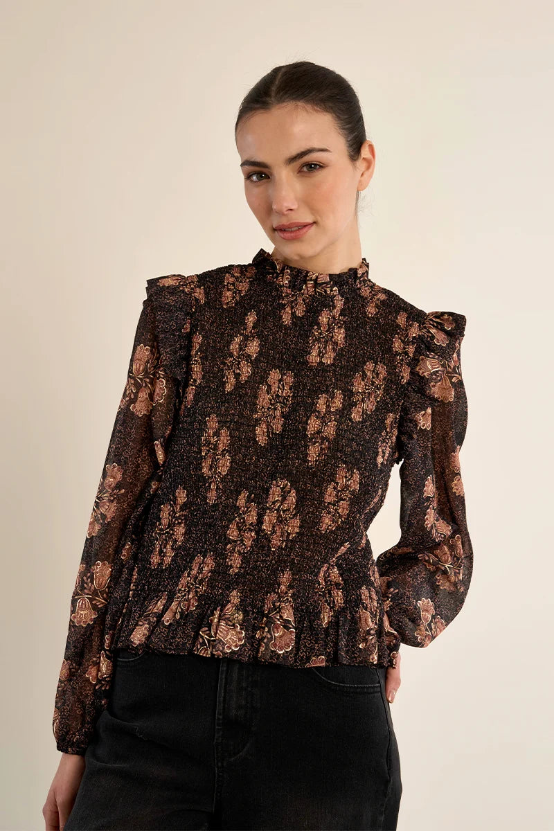 Briana Smocked Top
