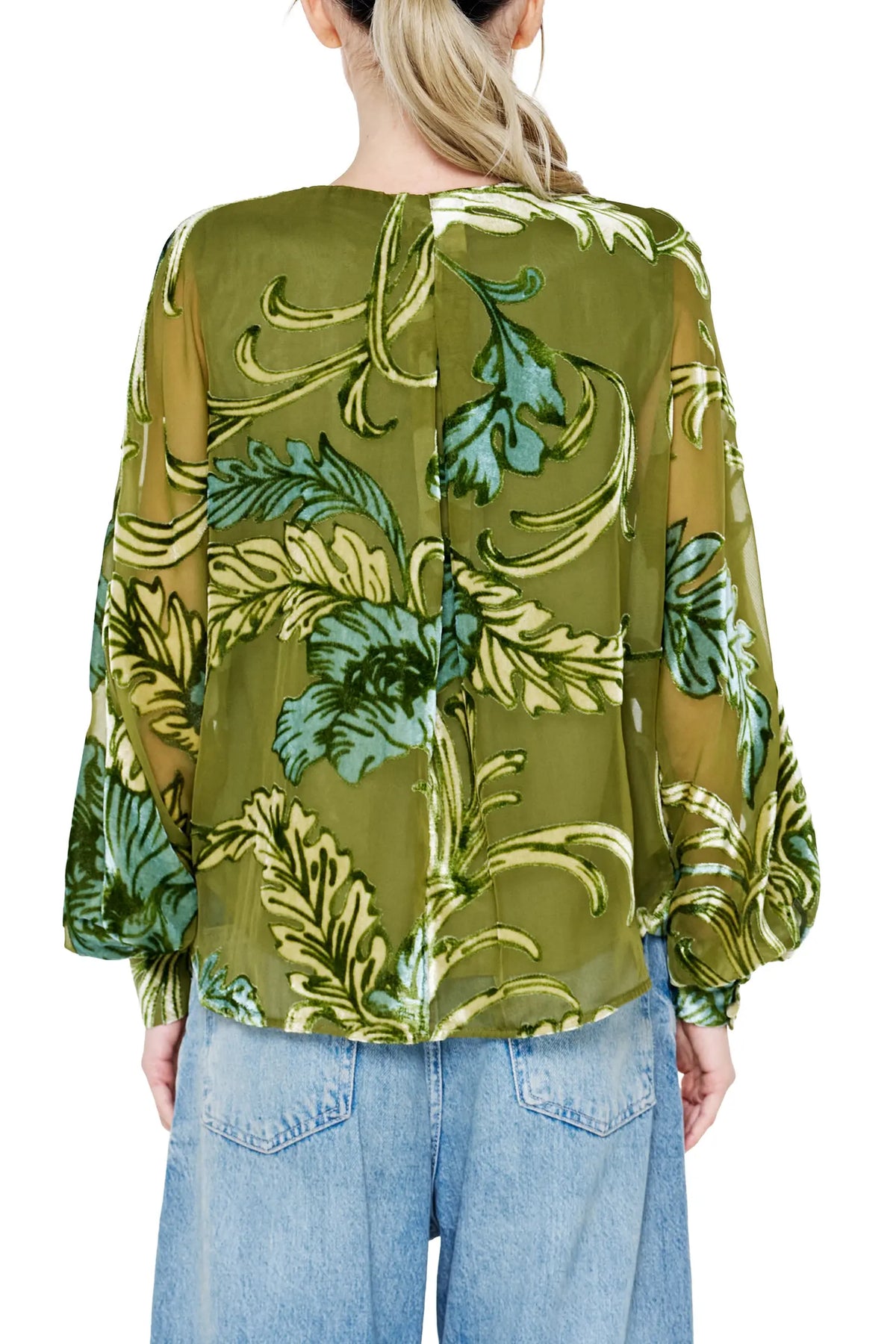Cindy Velvet Blouse