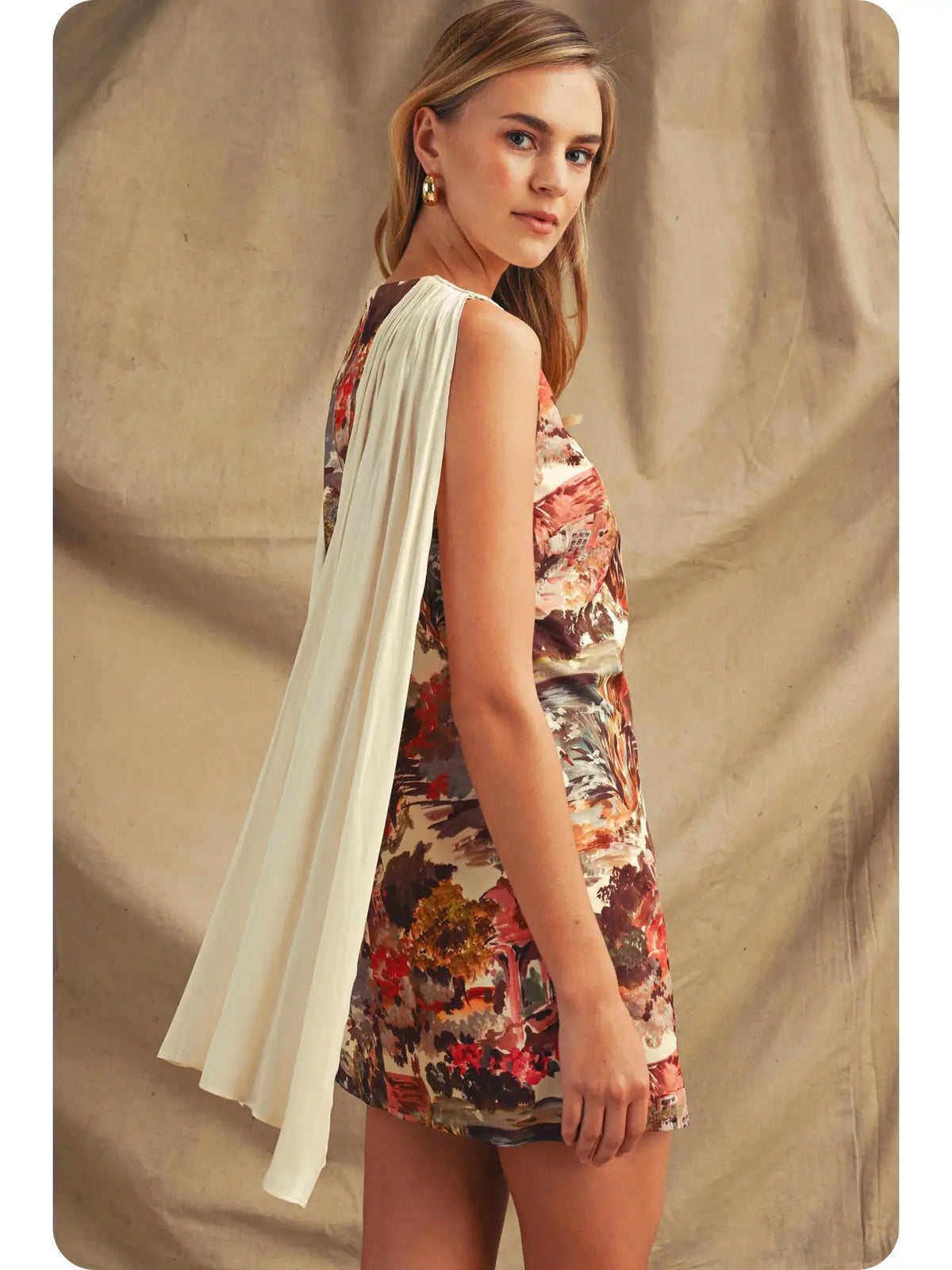 Vintage Garden Braided Mini Dress