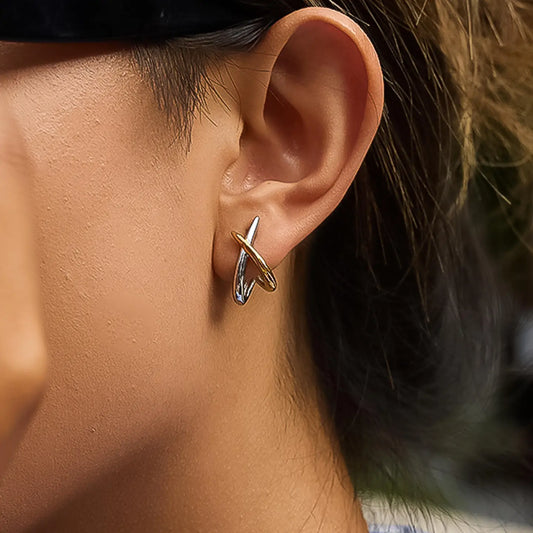 Staven Crossover Earring
