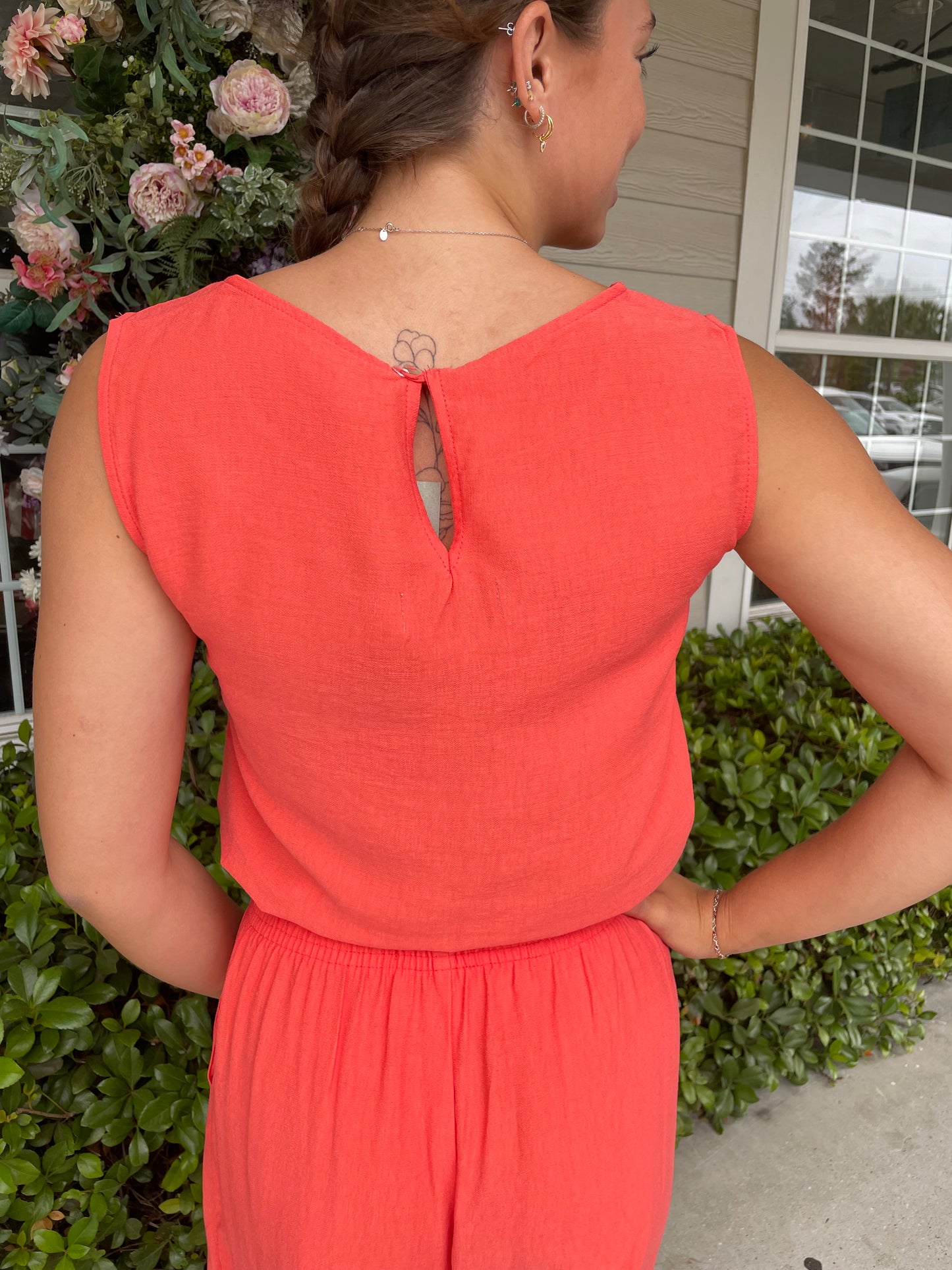 Coral Cali Top