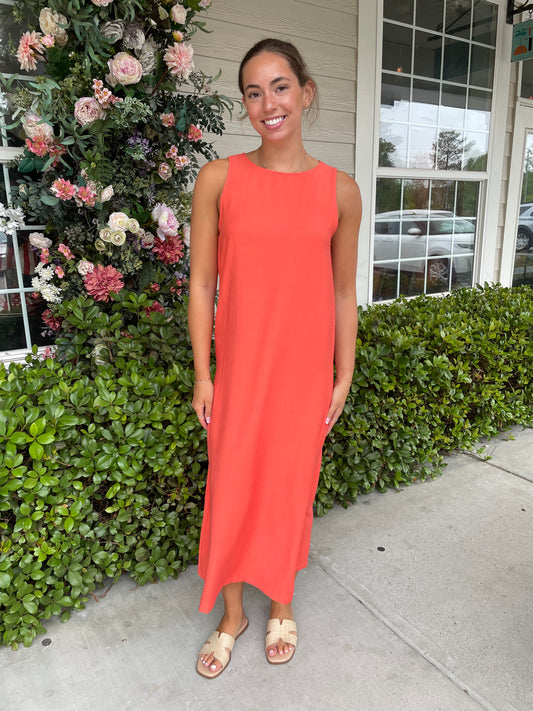 Coral Cali Dress