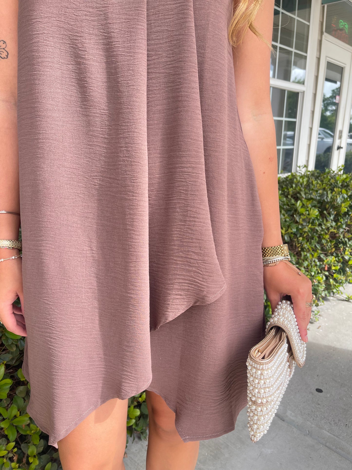 Pleated Cocoa Mini