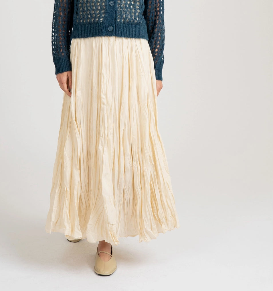 Crinkle Maxi Skirt