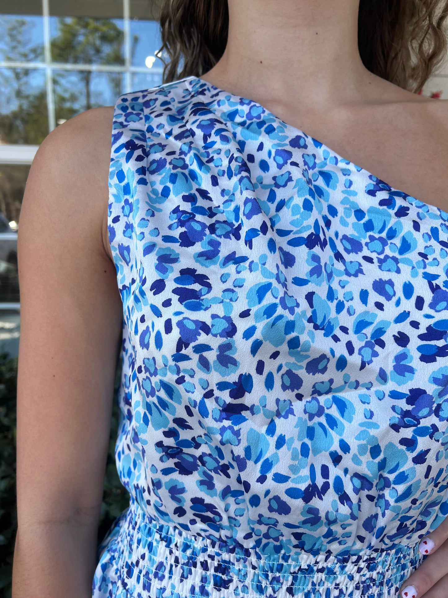 Dew Drop One Shoulder Dress